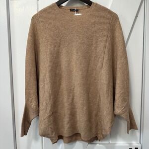 J. McLaughlin Womens Rudd Sweater Size XS 100% Cashmere Camel Dolman Sleeve NEW